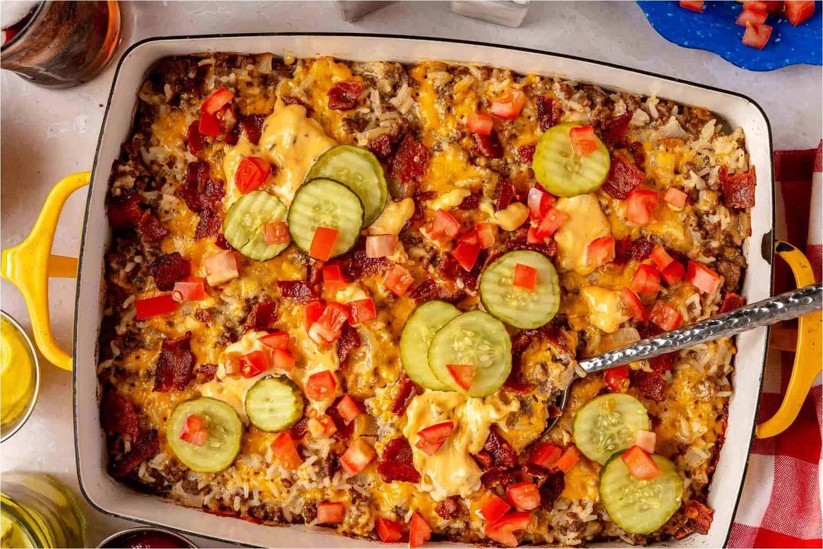 cheeseburger-casserole-recipe-with-pickles