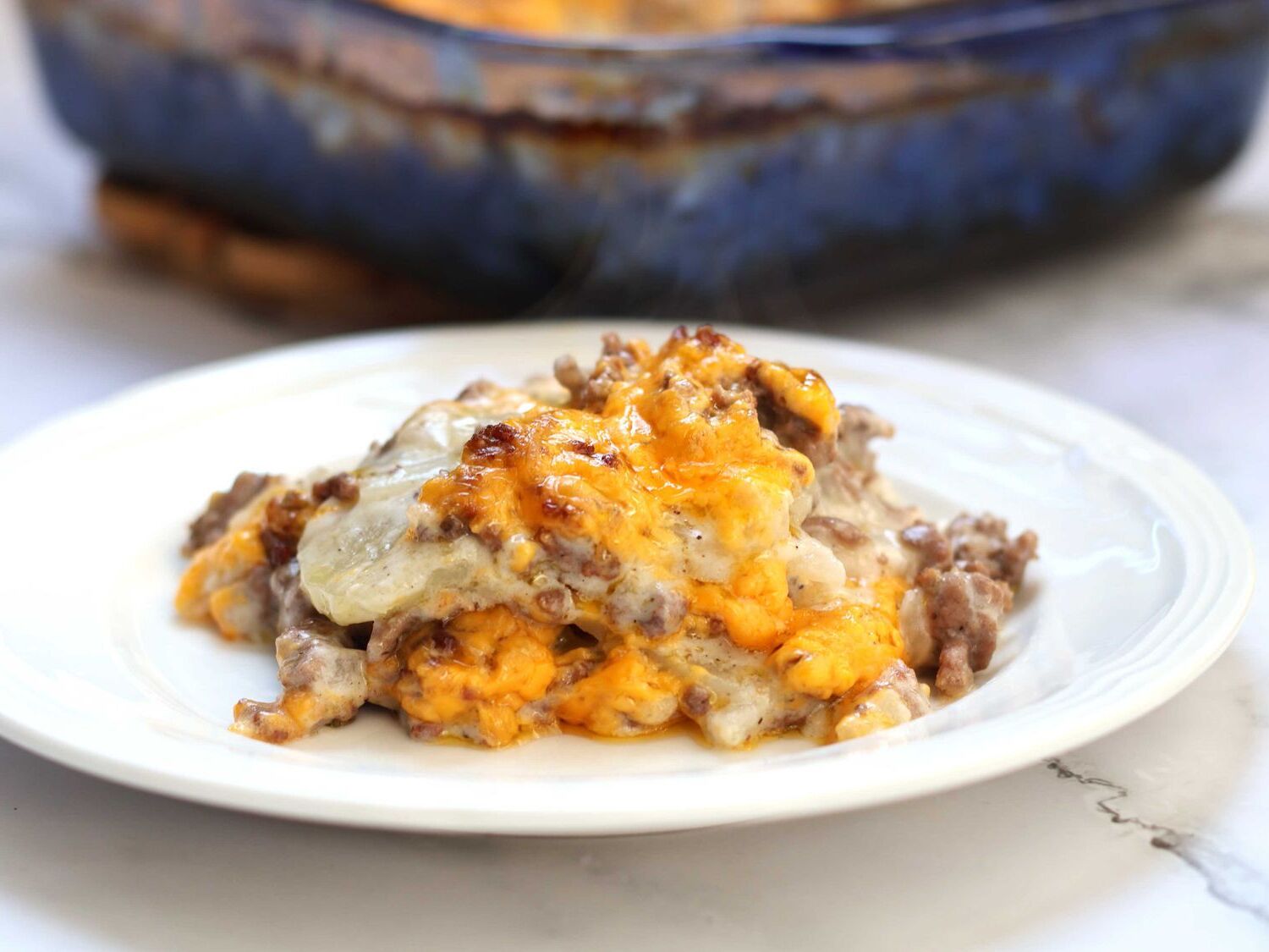 Cheeseburger Potato Casserole Recipe