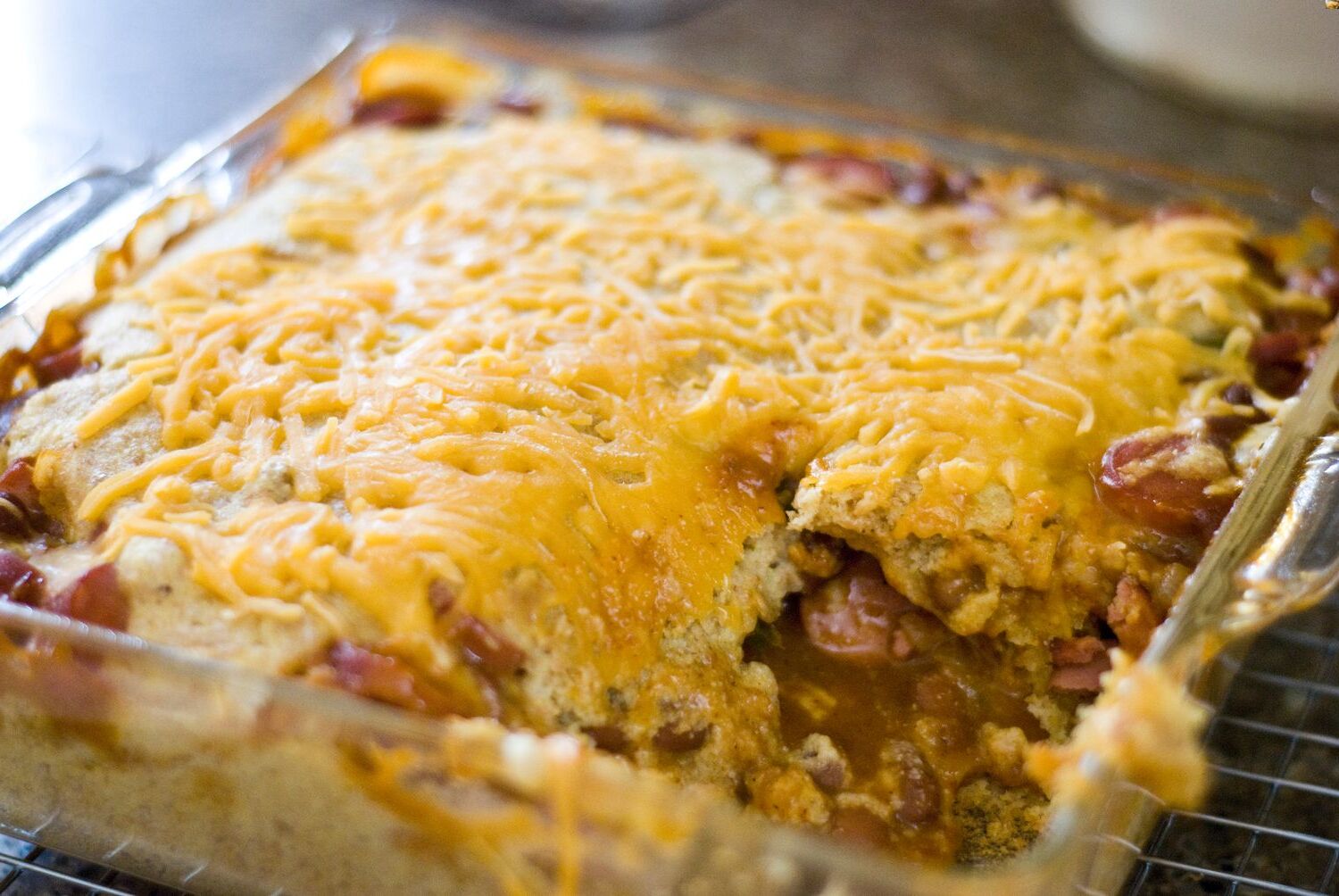 Chili Cheese Dog Casserole Recipe