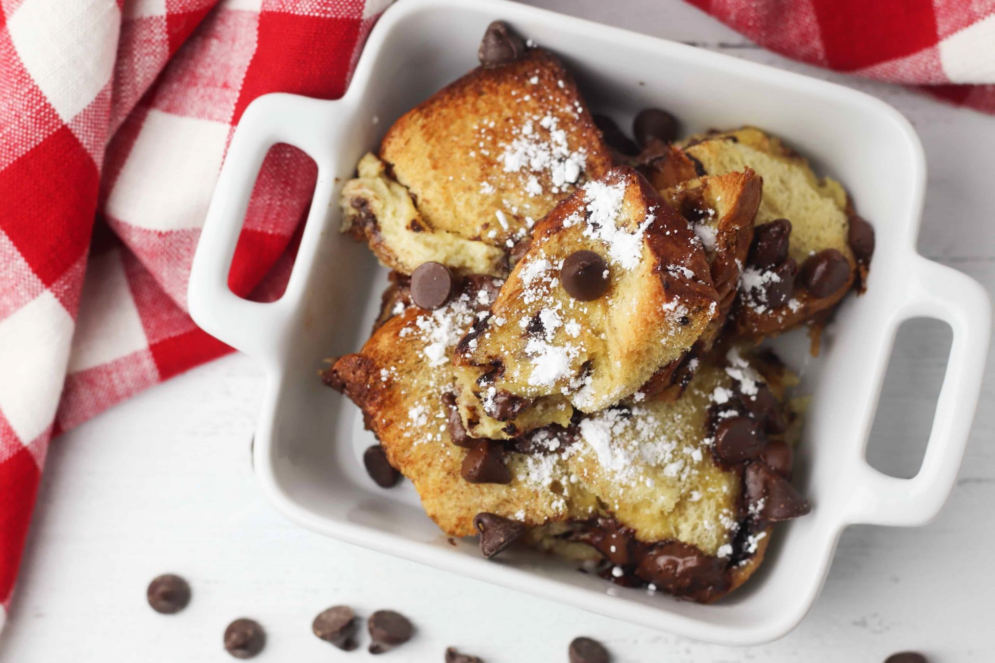 Chocolate Chip French Toast Casserole Recipe