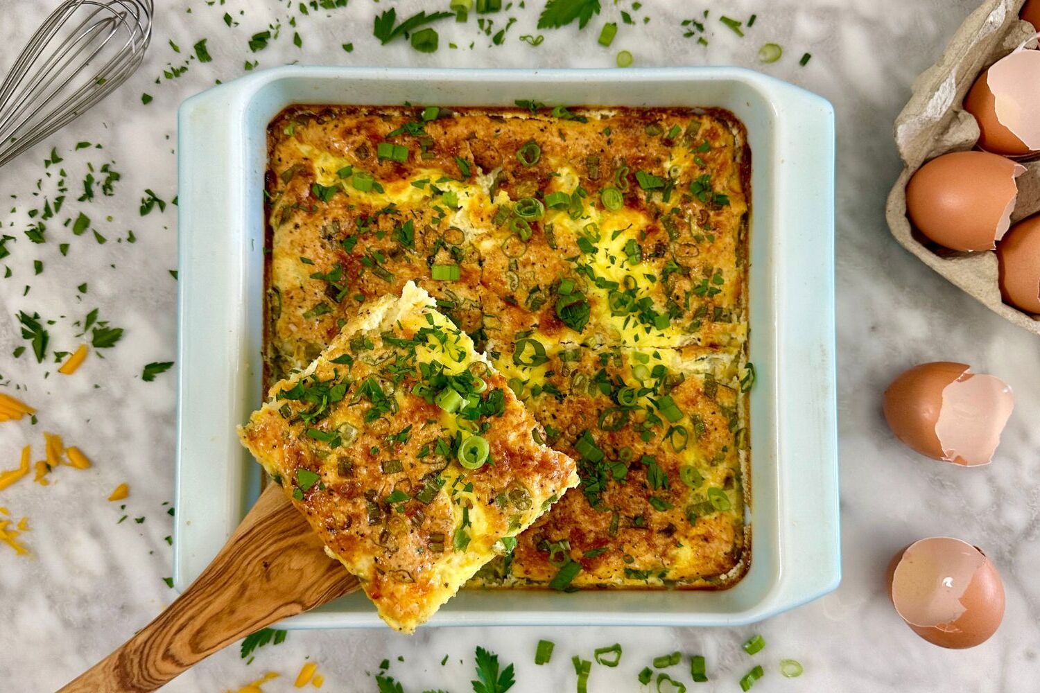 Cottage Cheese Egg Bake Casserole Recipe