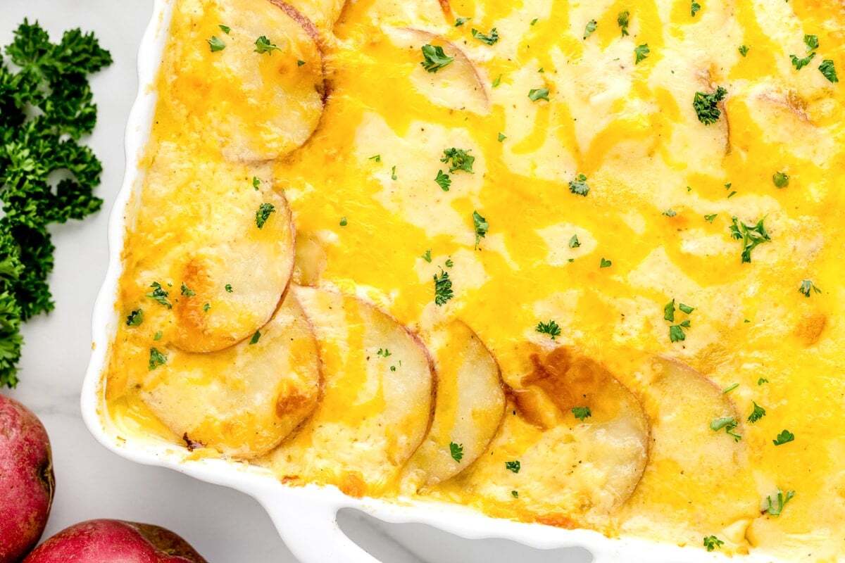 Creamy Parmesan Potato Casserole Recipe