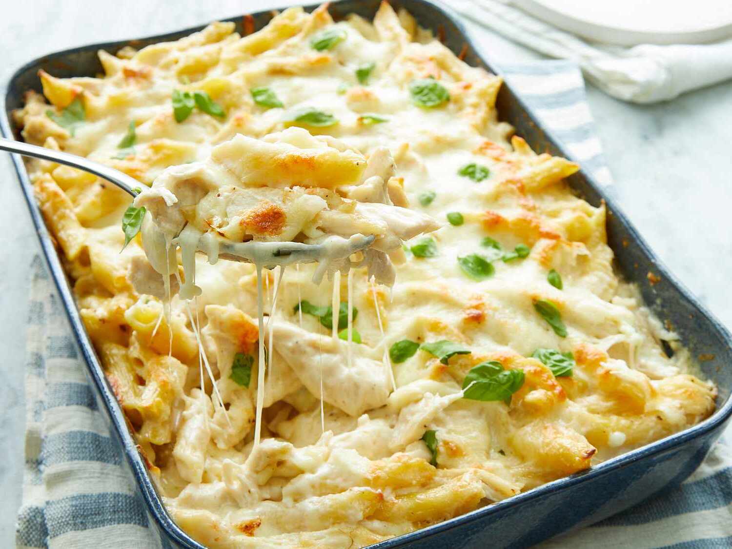 Fettuccine Alfredo Casserole Recipe