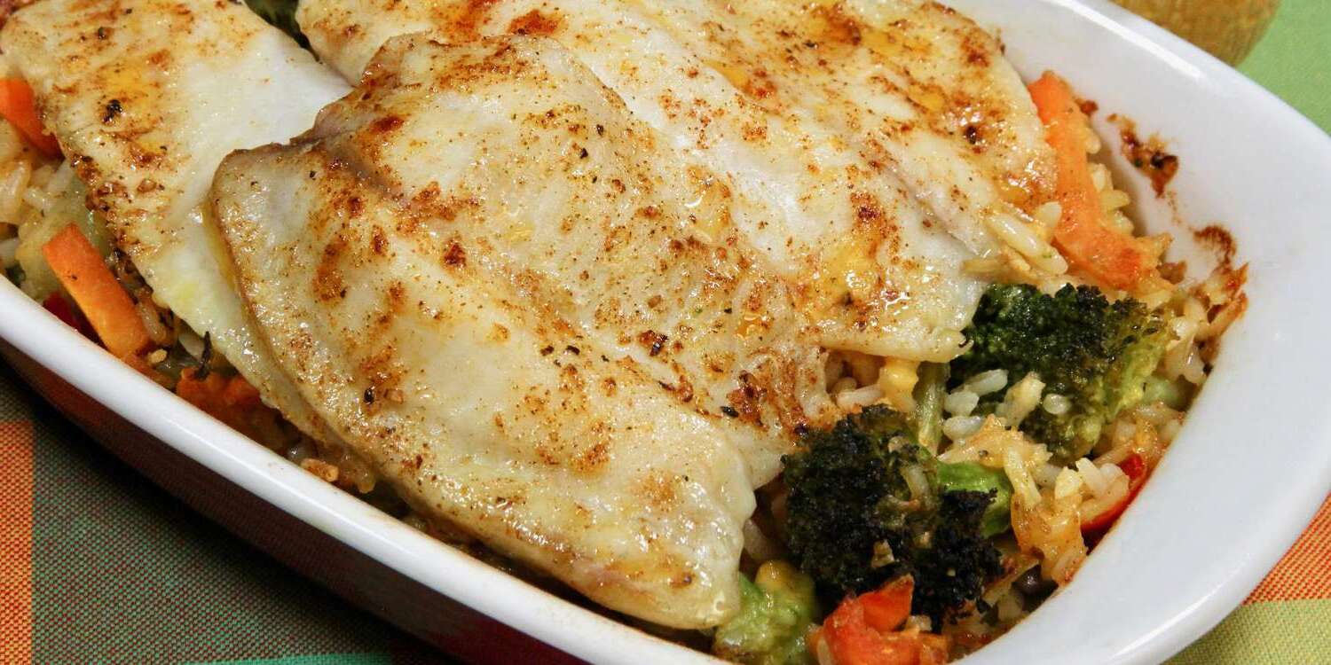 Fish and Rice Casserole Recipe