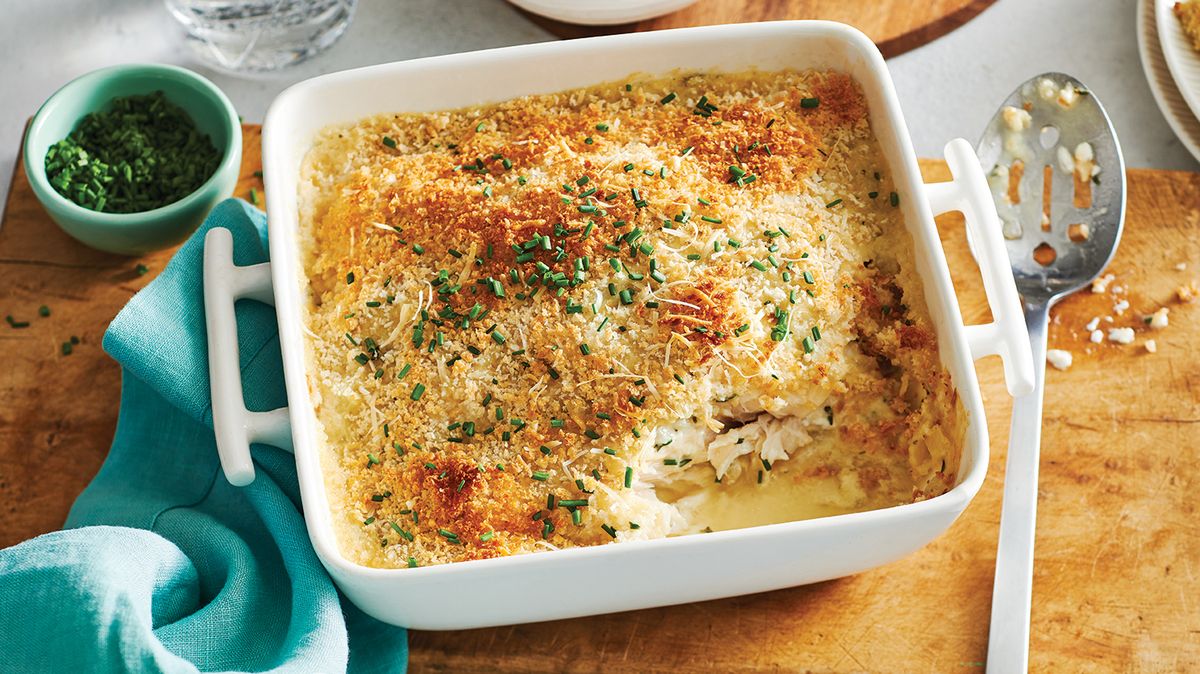 Fish Au Gratin Casserole Recipe