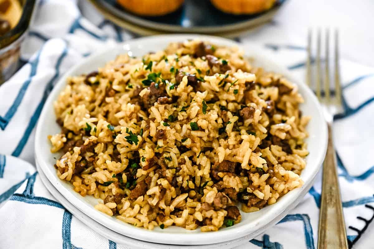 French Onion Beef and Rice Casserole Recipe