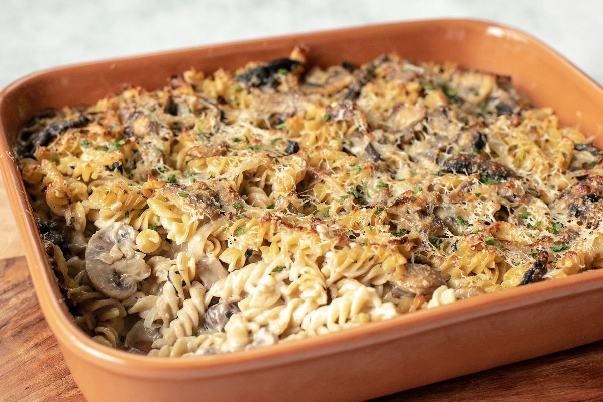 French Onion Pasta Casserole Recipe