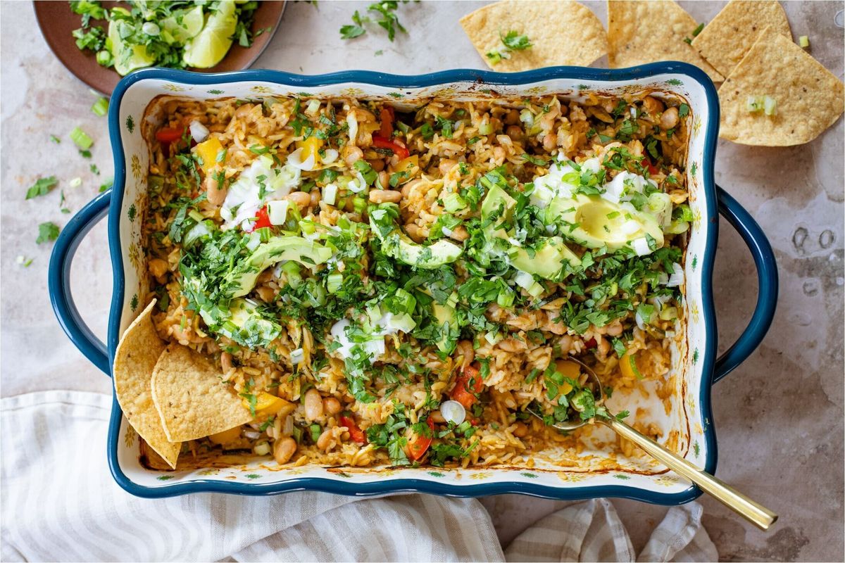 Green Chile Rice Casserole Recipe