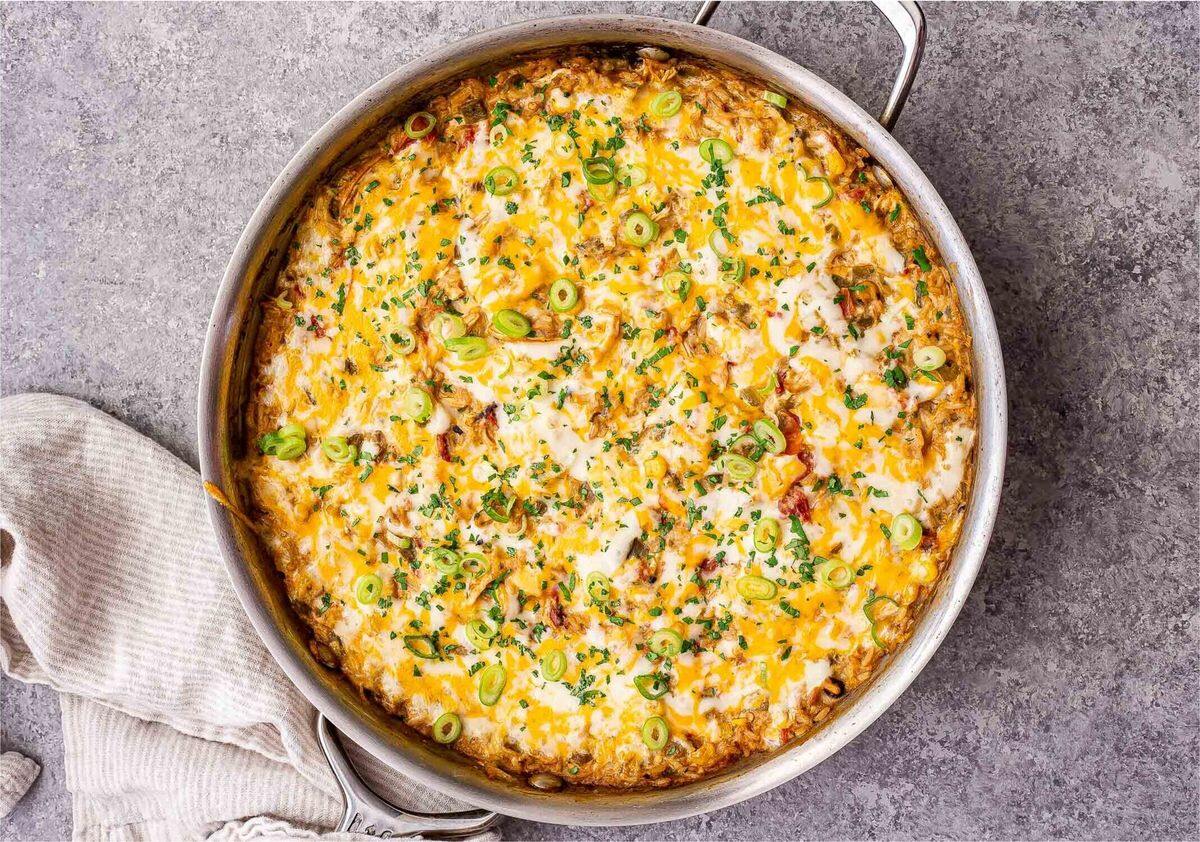 Green Chili Rice Casserole Recipe