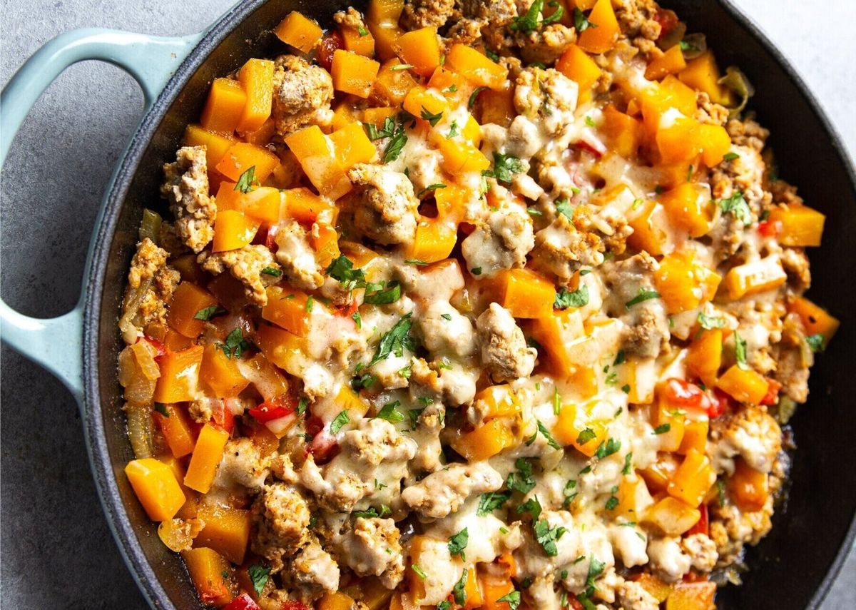 Ground Turkey Butternut Squash Casserole Recipe