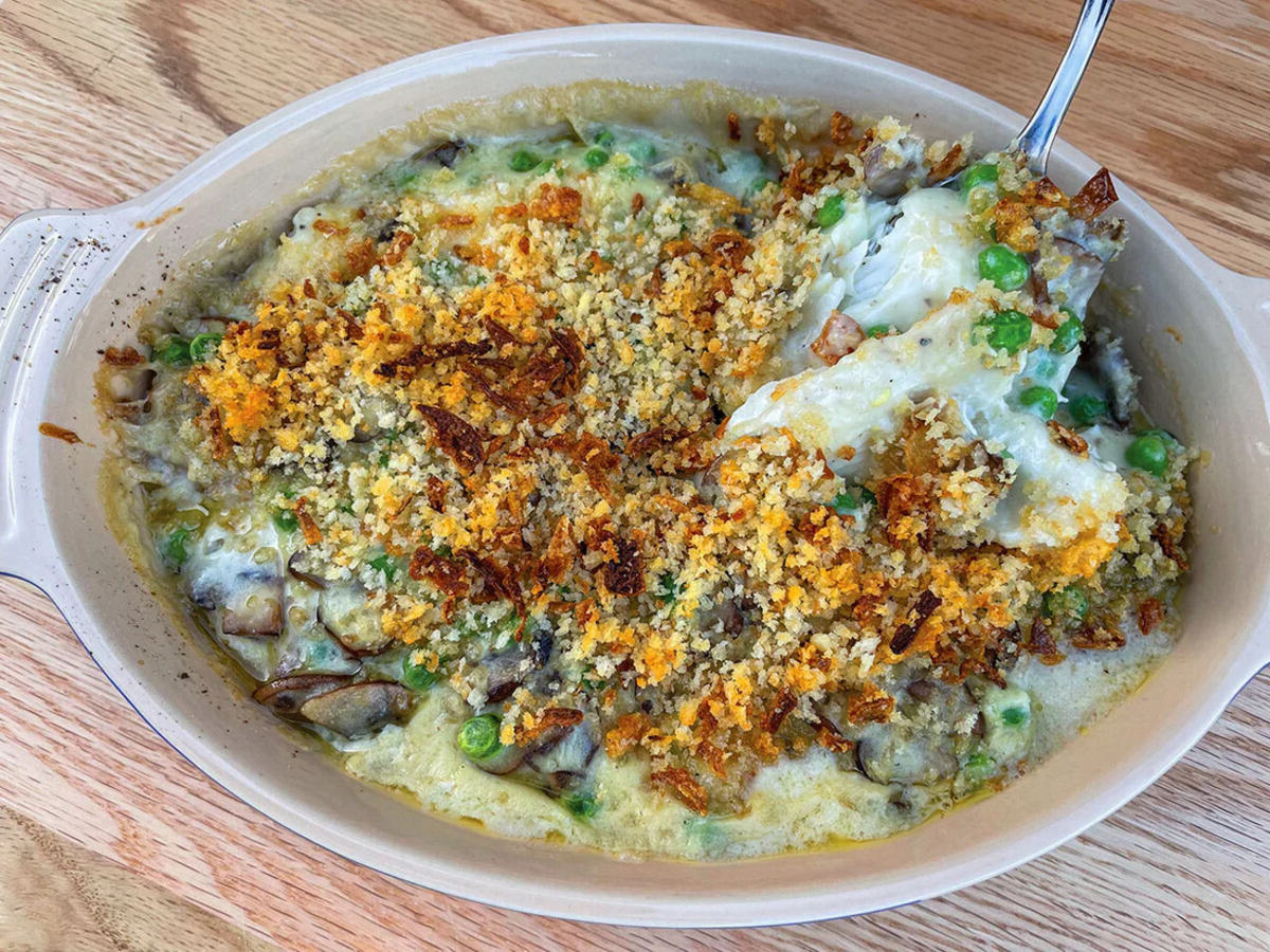 Halibut Mushroom Casserole Recipe