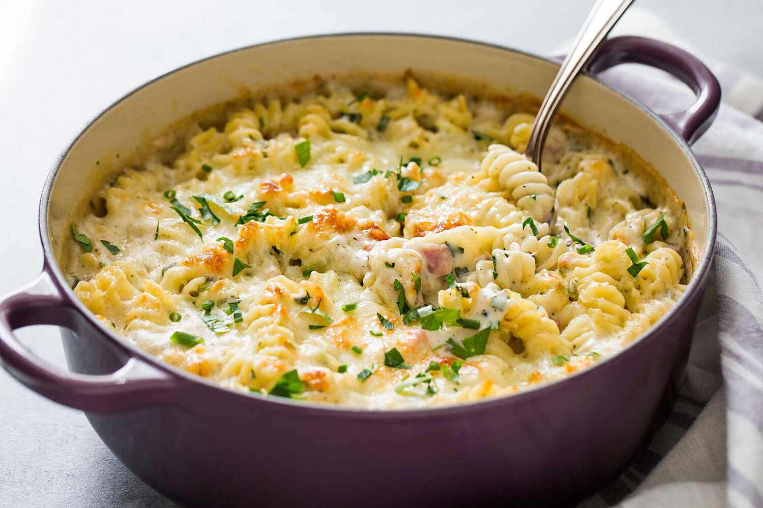 Ham and Cheese Pasta Casserole Recipe