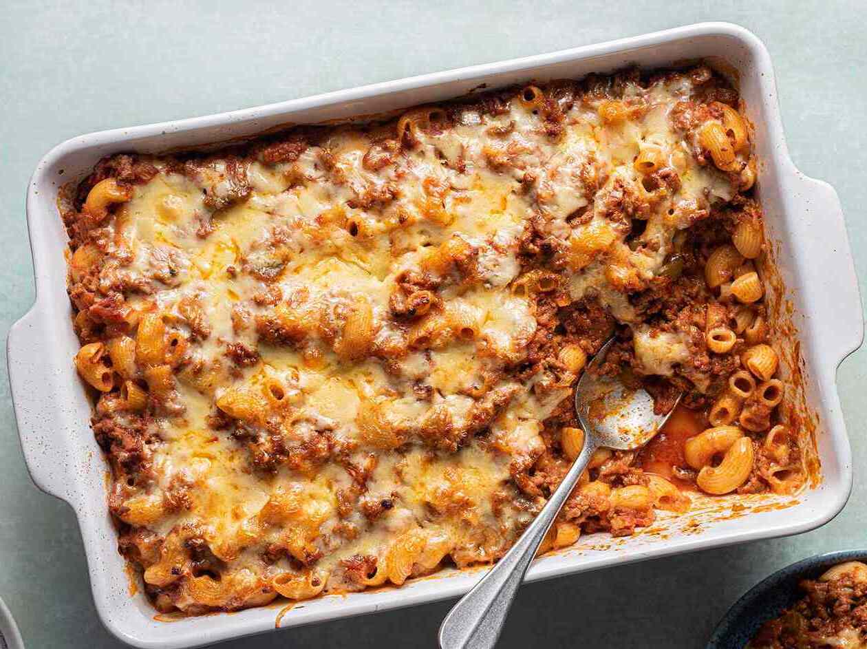 Hamburger Macaroni Casserole Recipe