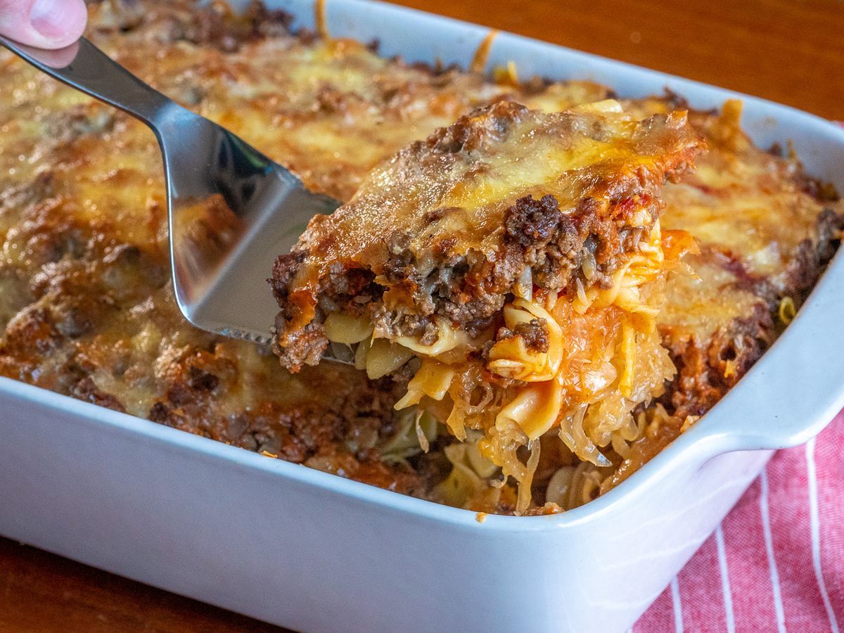 Hamburger Sauerkraut Casserole Recipe