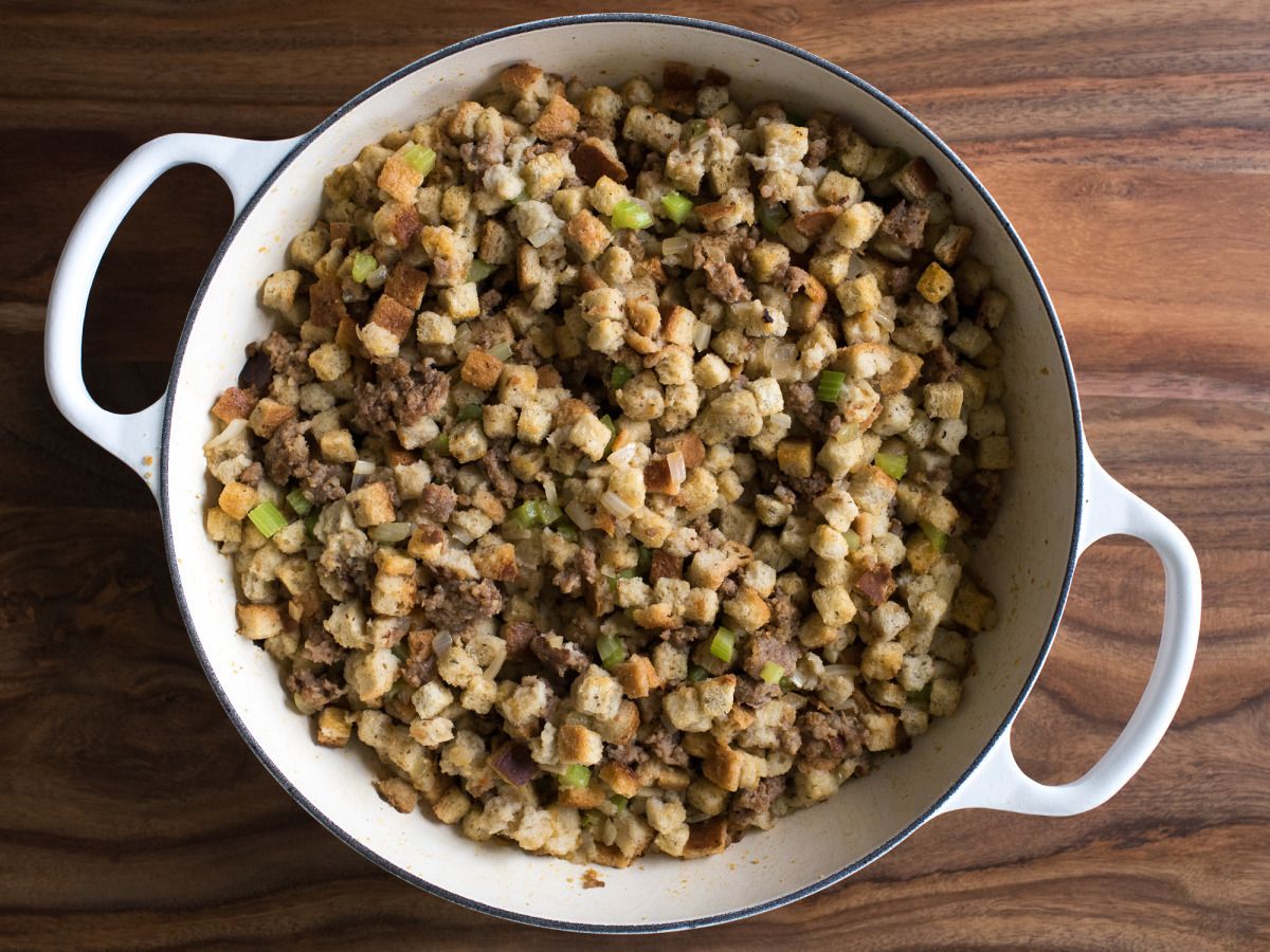 Hamburger Stuffing Casserole Recipe