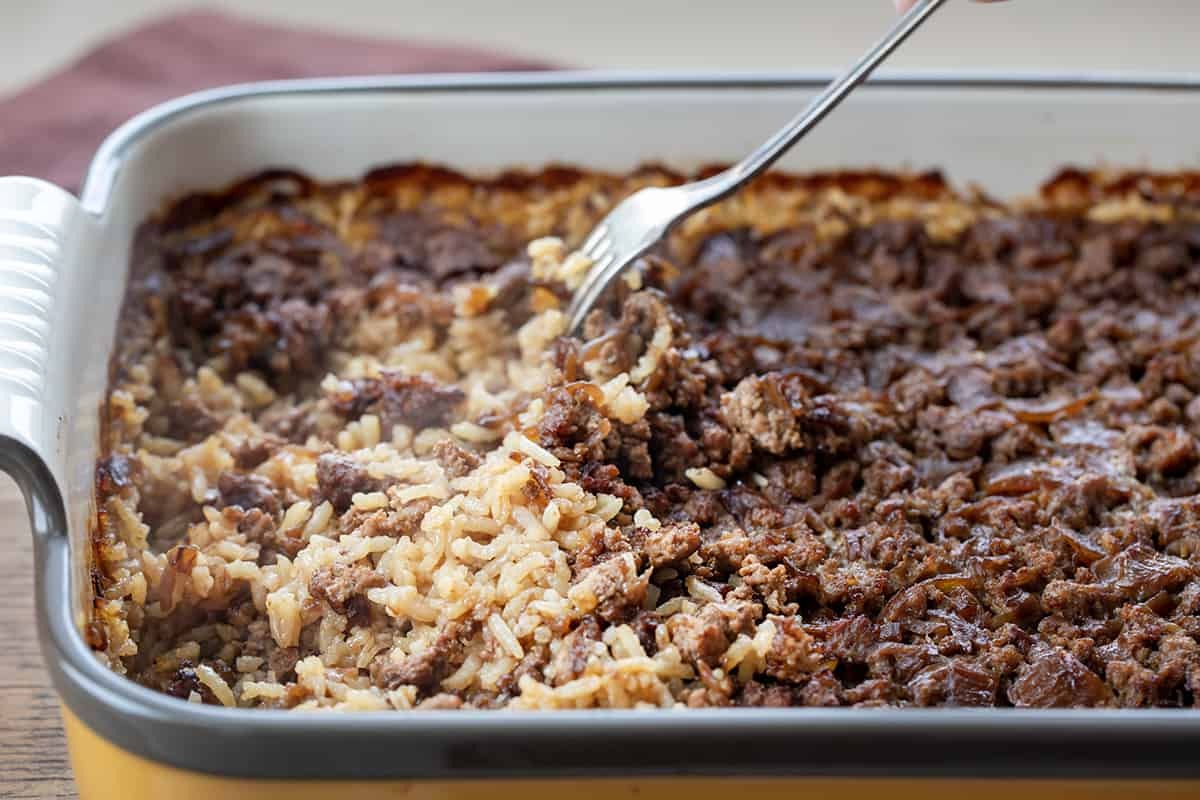 Hamburger Wild Rice Casserole Recipe