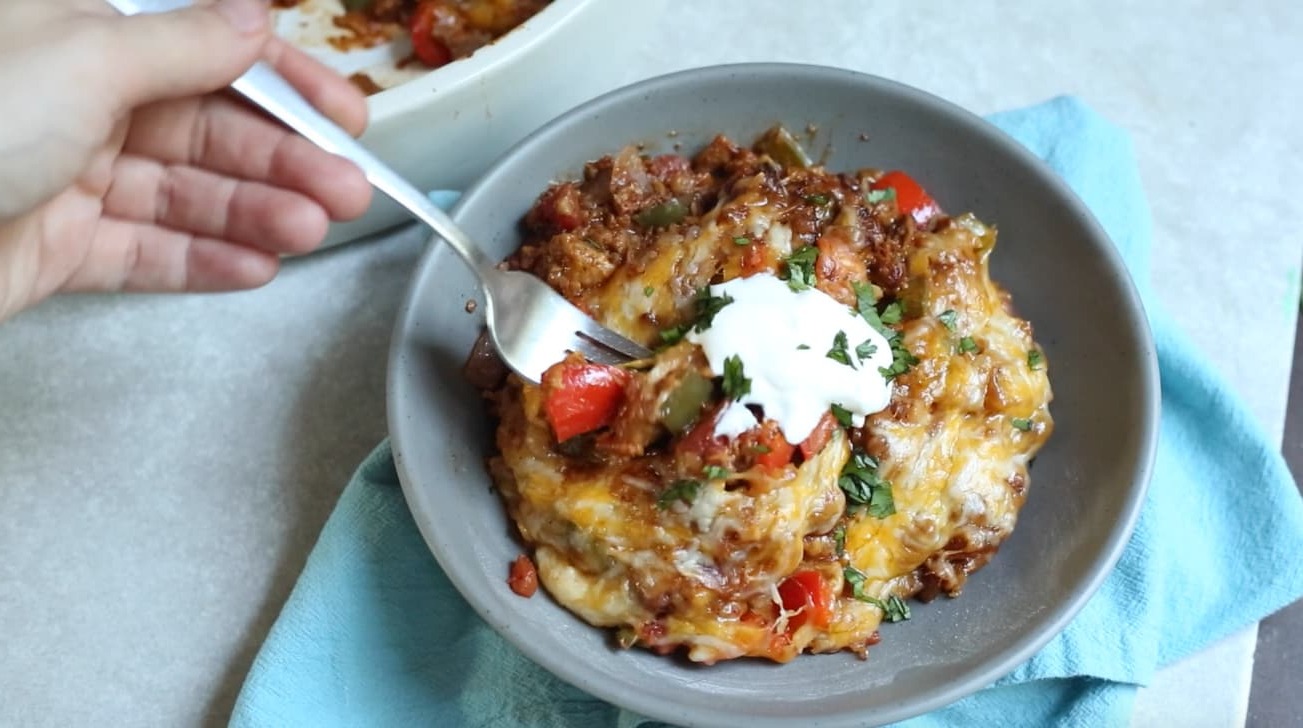 Keto Chili Dog Casserole Recipe