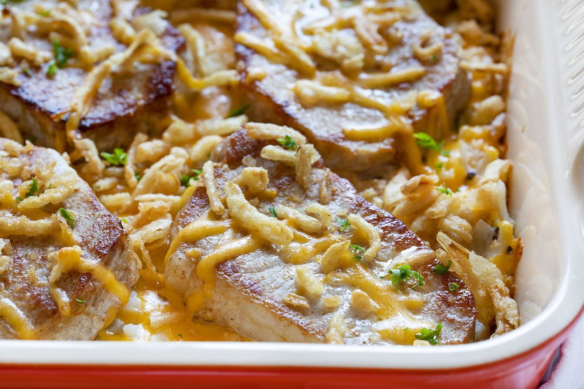 Keto Pork Chop Casserole Recipe