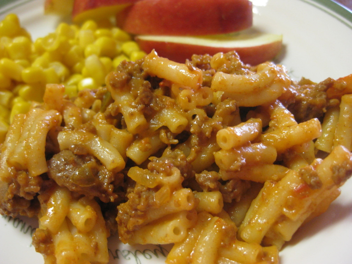 Kraft Macaroni and Cheese with Hamburger Casserole Recipe