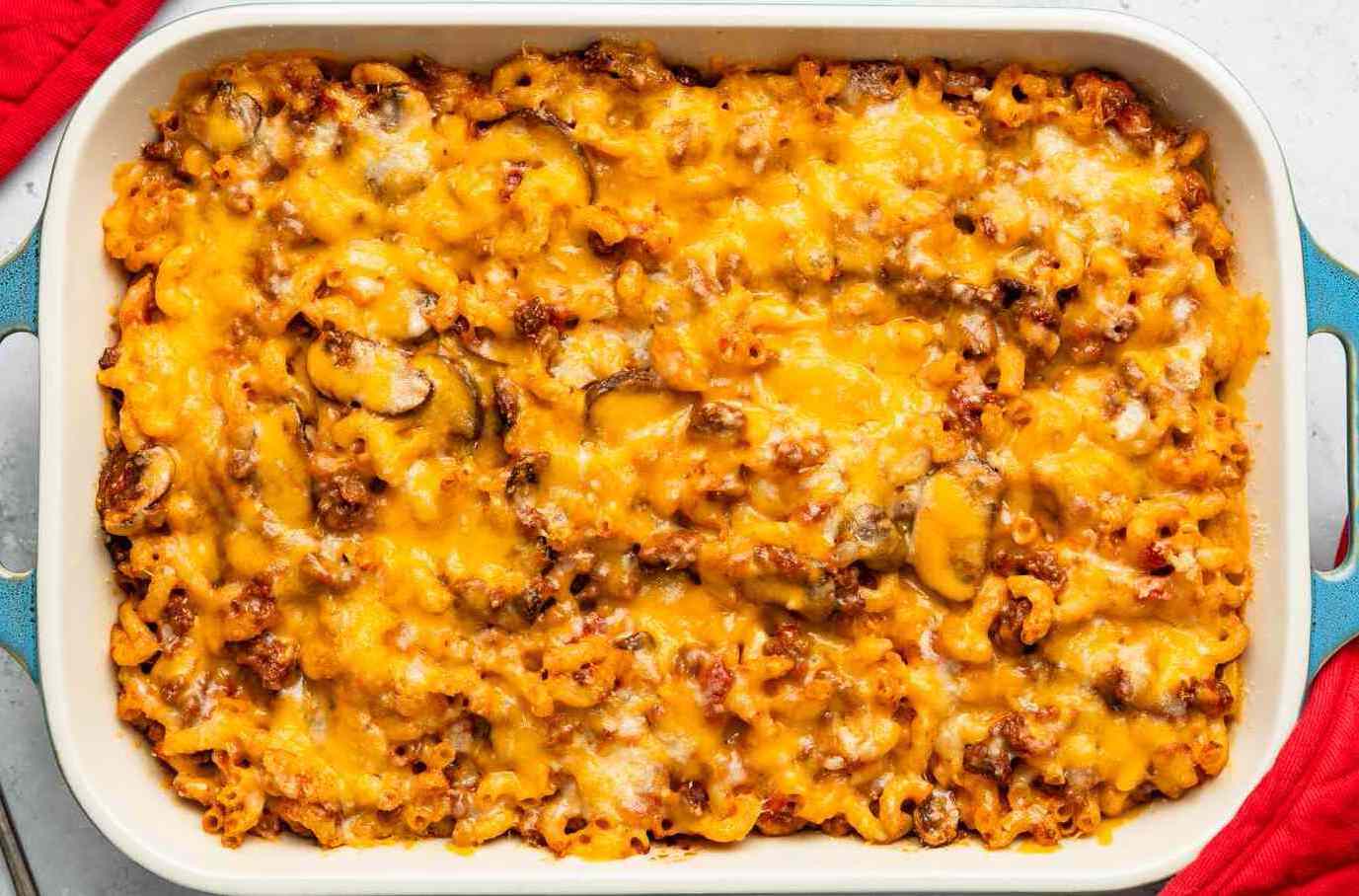 Layered Ground Beef Casserole Recipe