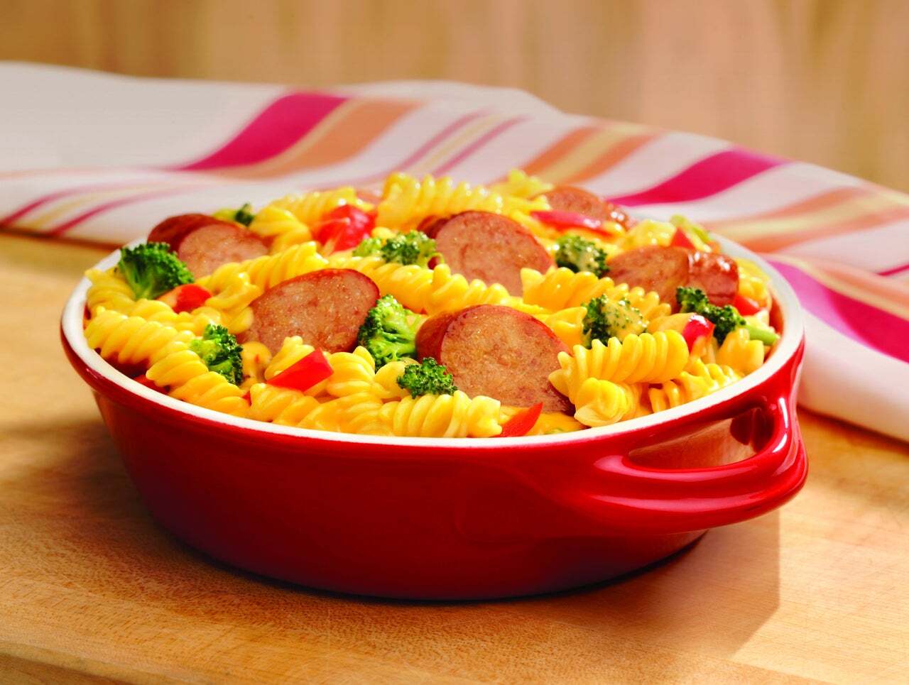 Macaroni and Cheese with Sausage Casserole Recipe