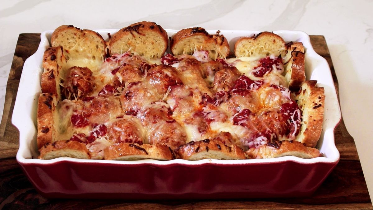 Meatball Sub Casserole Recipe