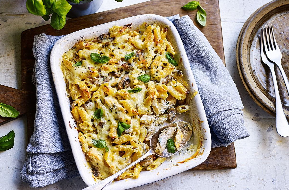 Mushroom Pasta Casserole Recipe