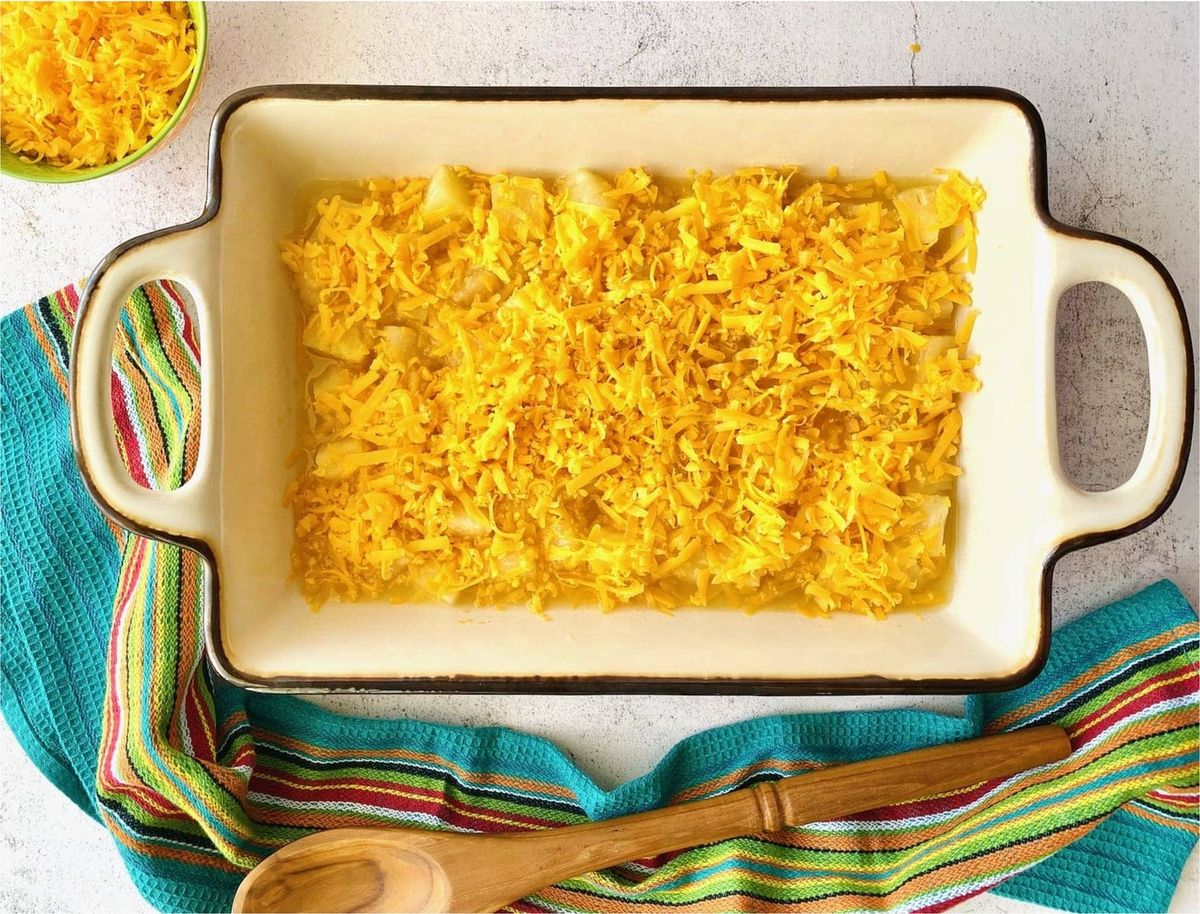 Pineapple Cheese Casserole Recipe