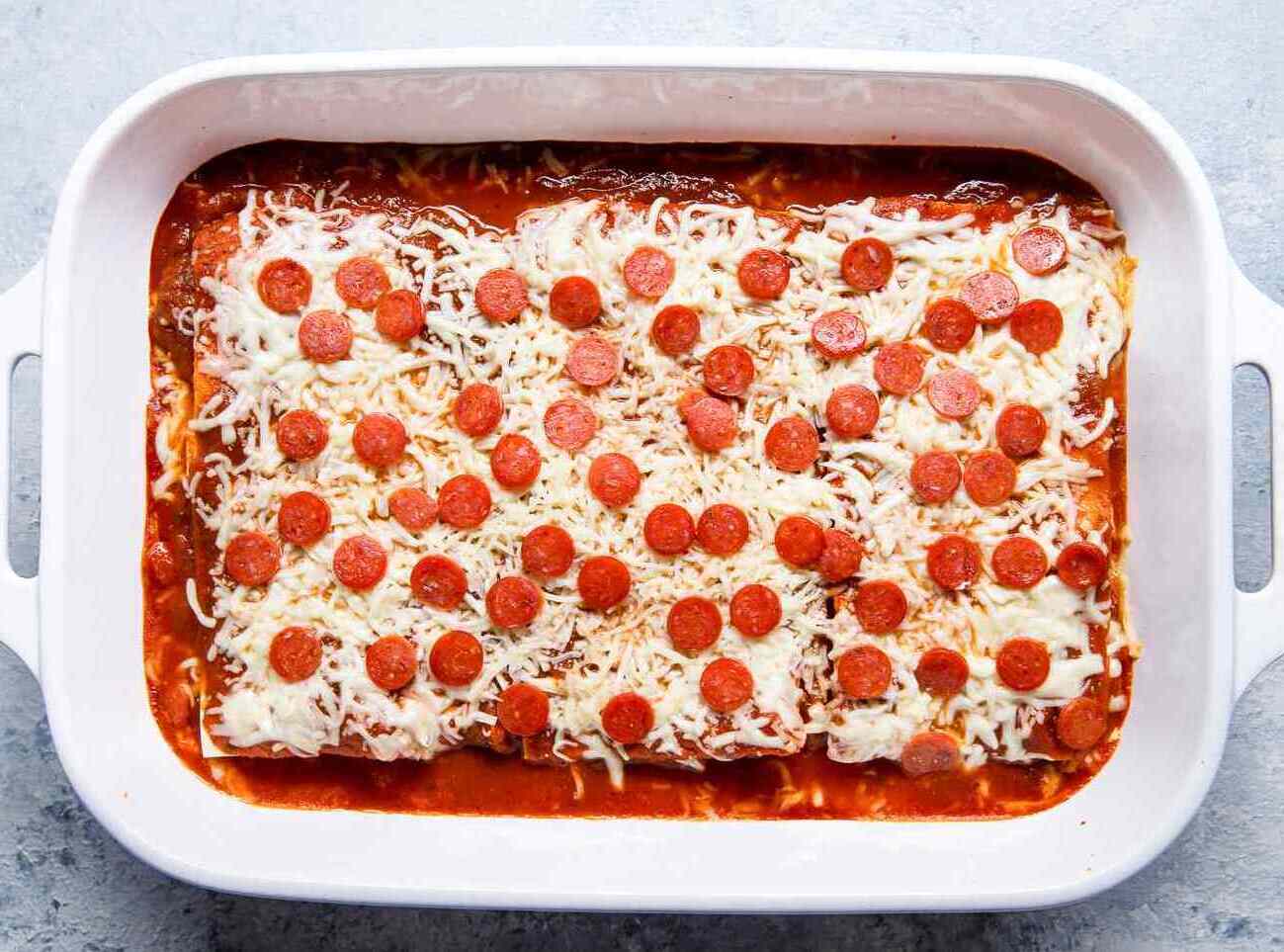 Pizza Lasagna Casserole Recipe