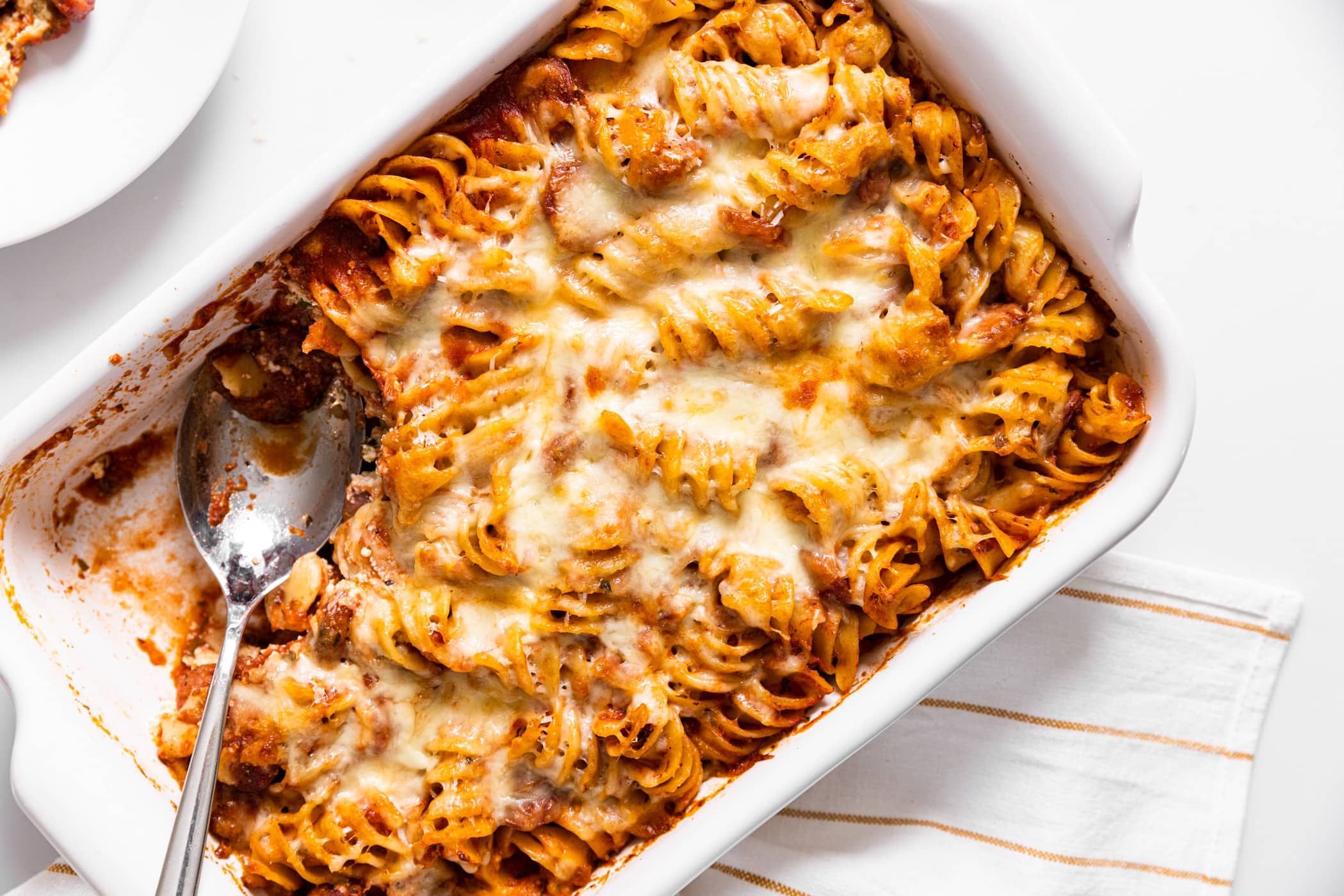 Rotini with Sausage Casserole Recipe