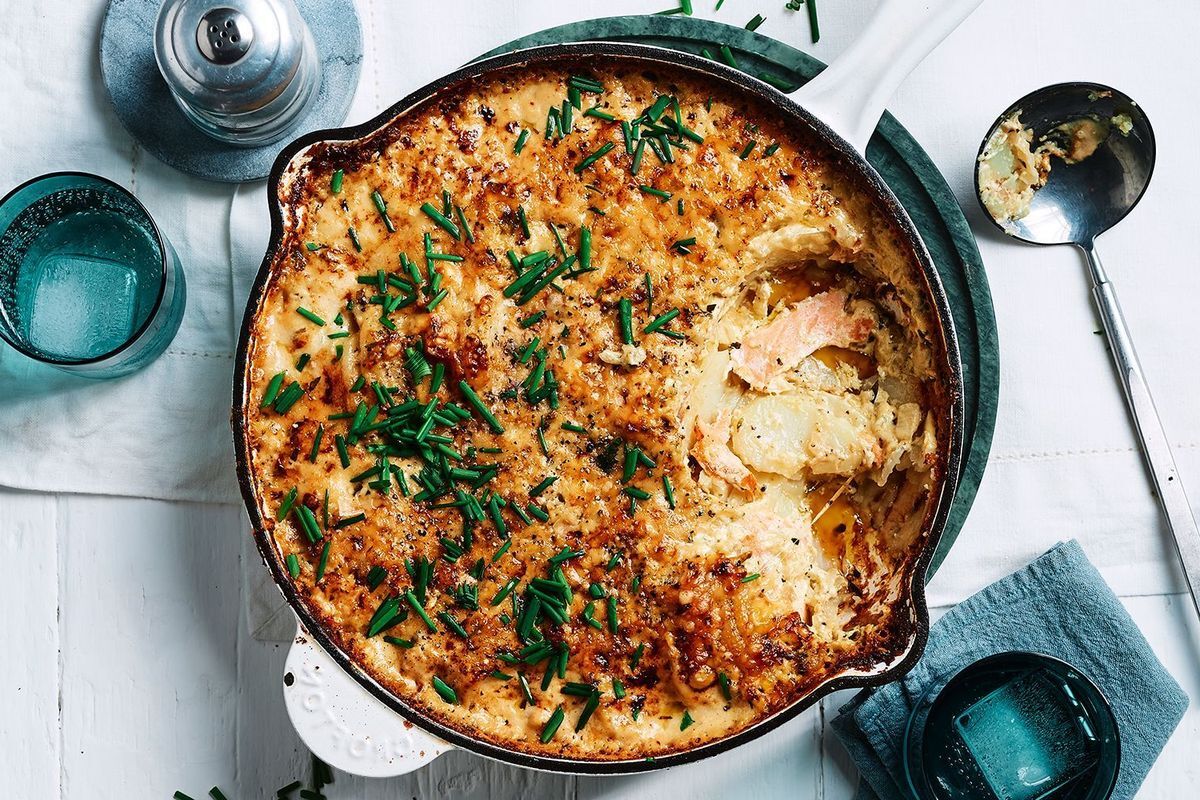 Salmon Potato Casserole Recipe