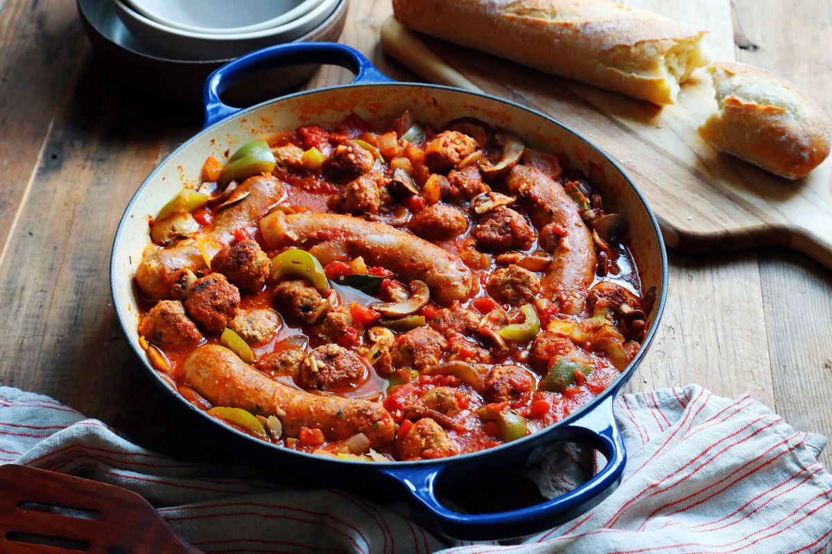 Sausage and Meatballs Casserole Recipe