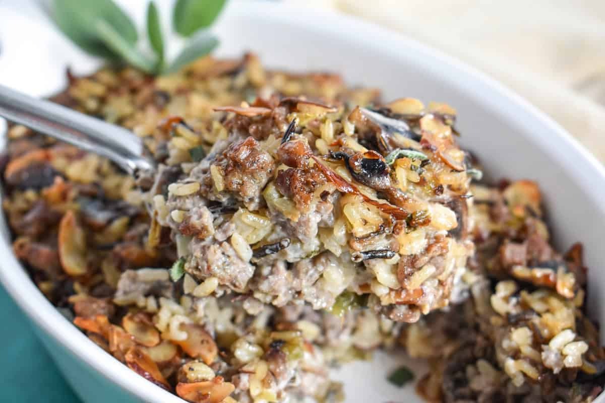 Sausage and Wild Rice Casserole Recipe