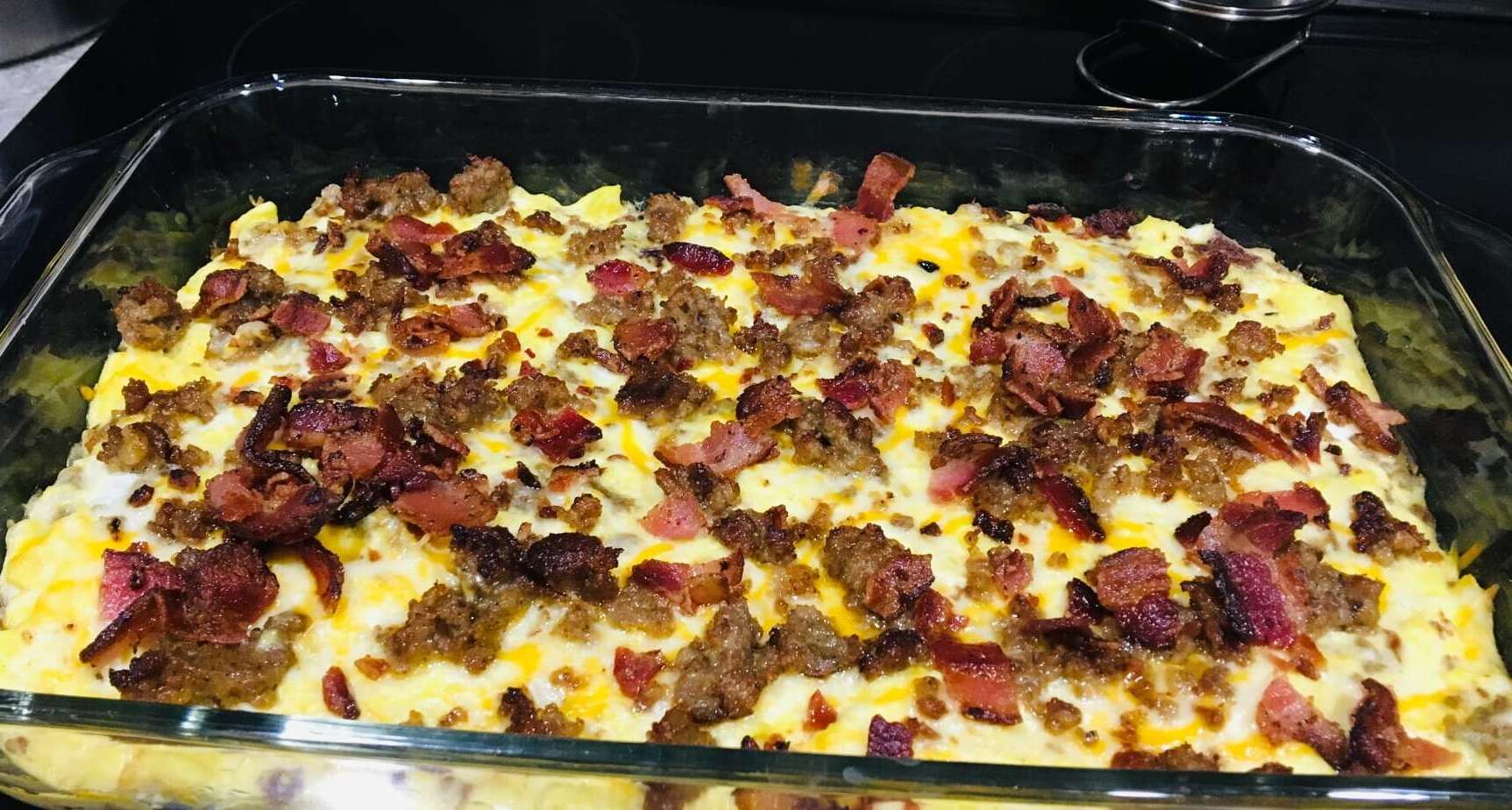 Scrambled Eggs and Sausage Casserole Recipe