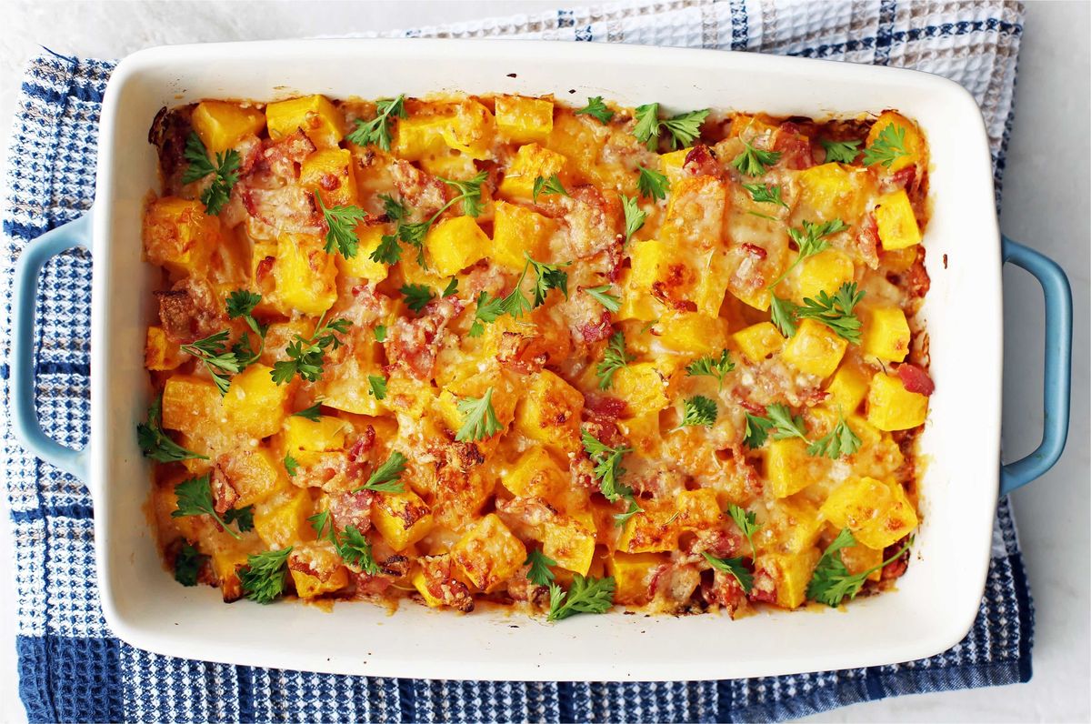 Squash and Bacon Casserole Recipe