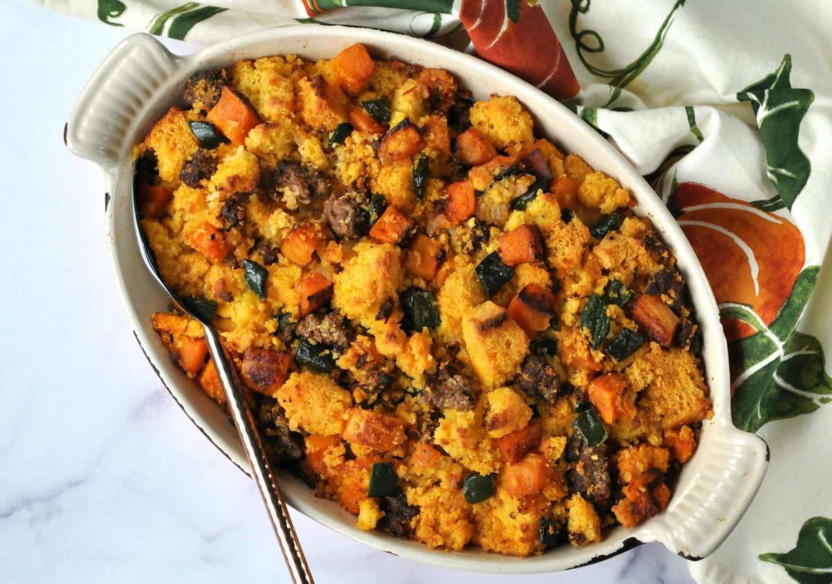 Squash Dressing Casserole Recipe