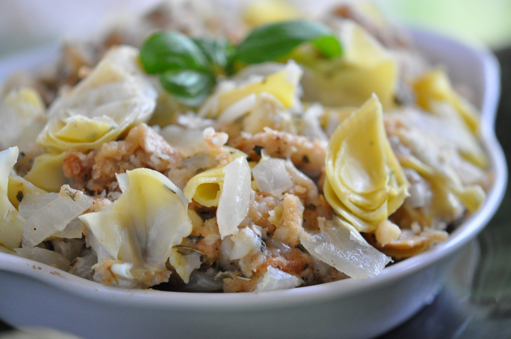 Stuffed Artichoke Casserole Recipe