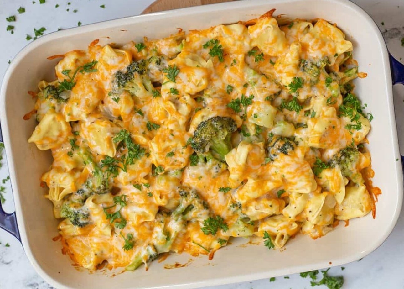 Tortellini Alfredo Casserole Recipe