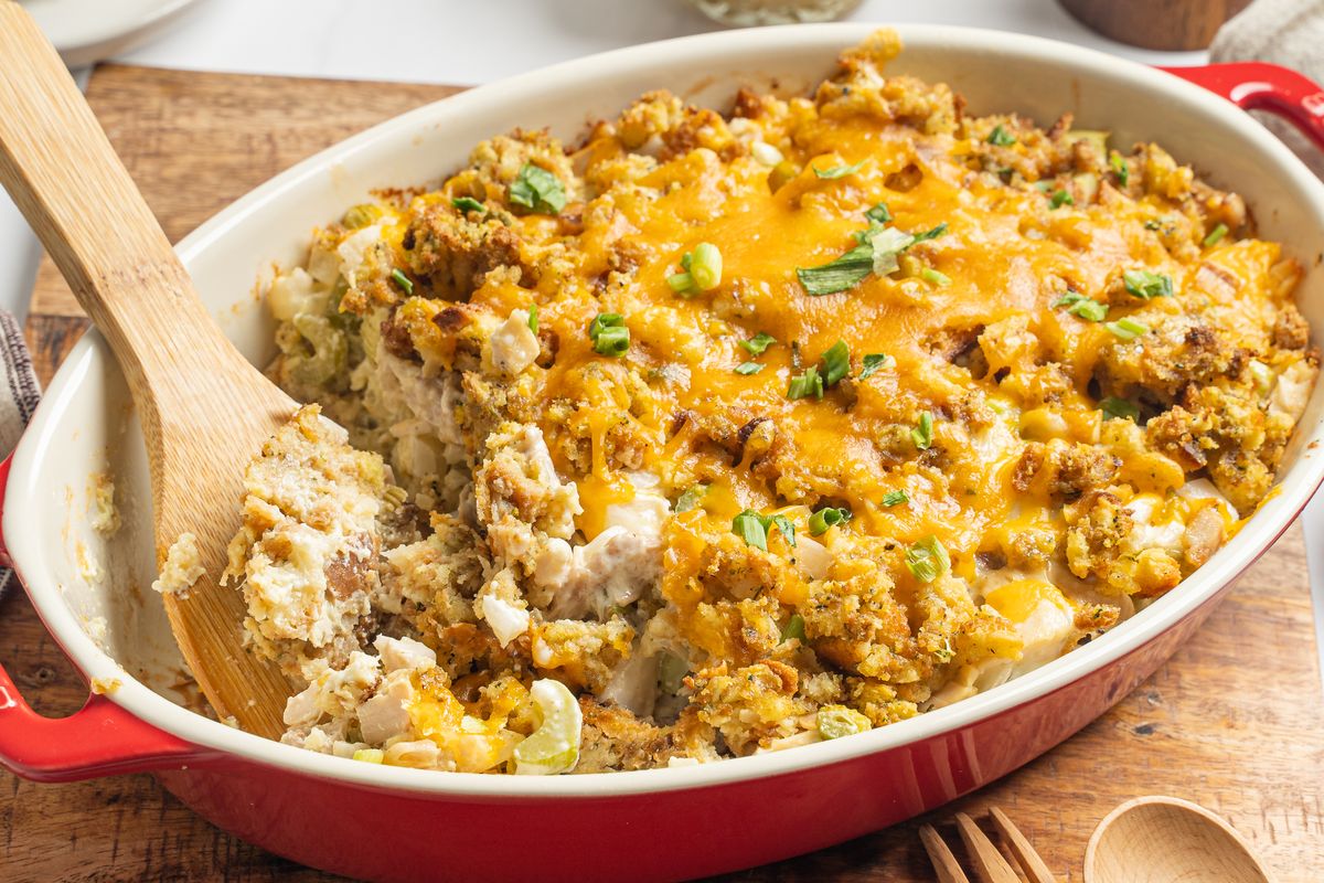 Turkey and Dressing Casserole Recipe