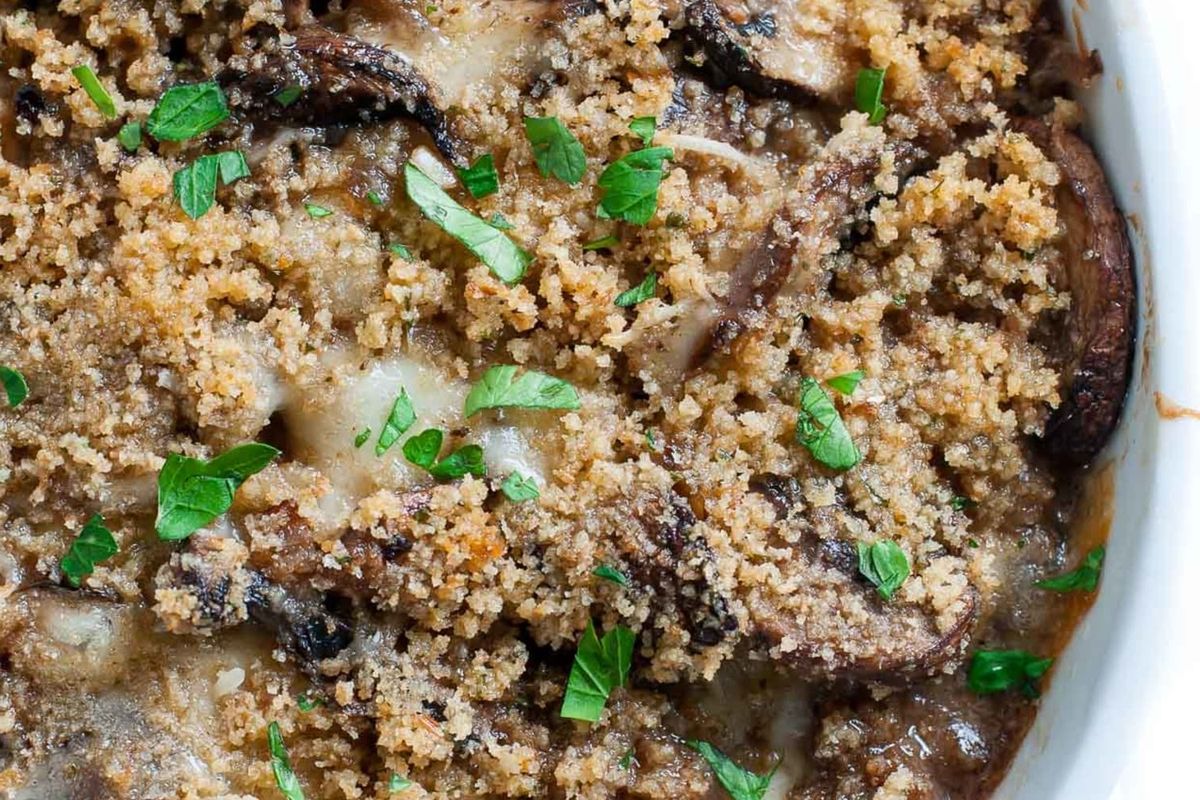 Unstuffed Mushroom Casserole Recipe