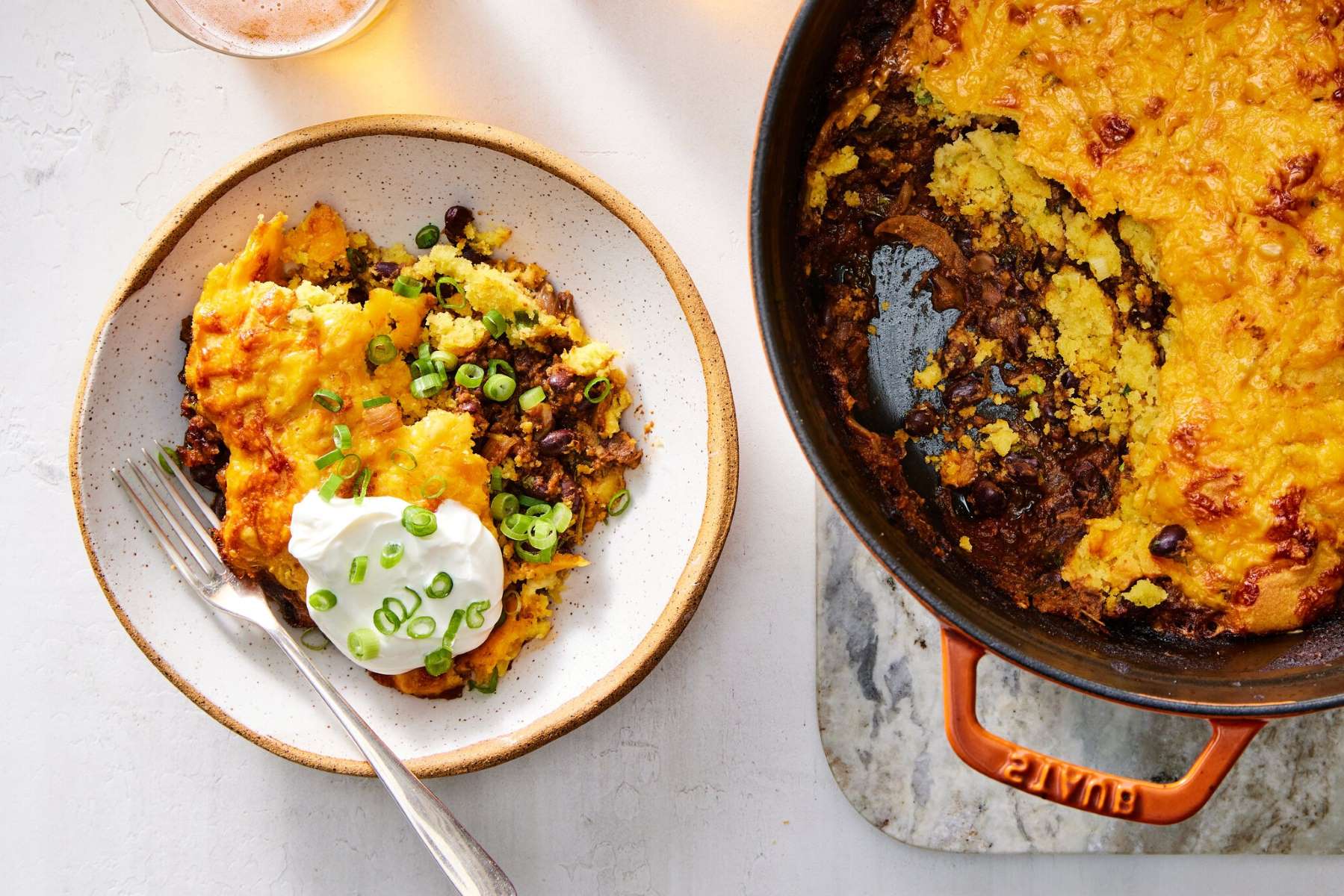 Vegetarian Tamale Pie Casserole Recipe