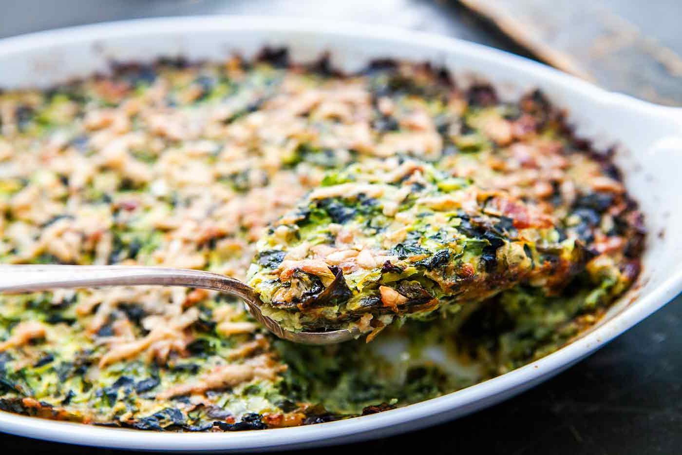 Zucchini and Spinach Casserole Recipe