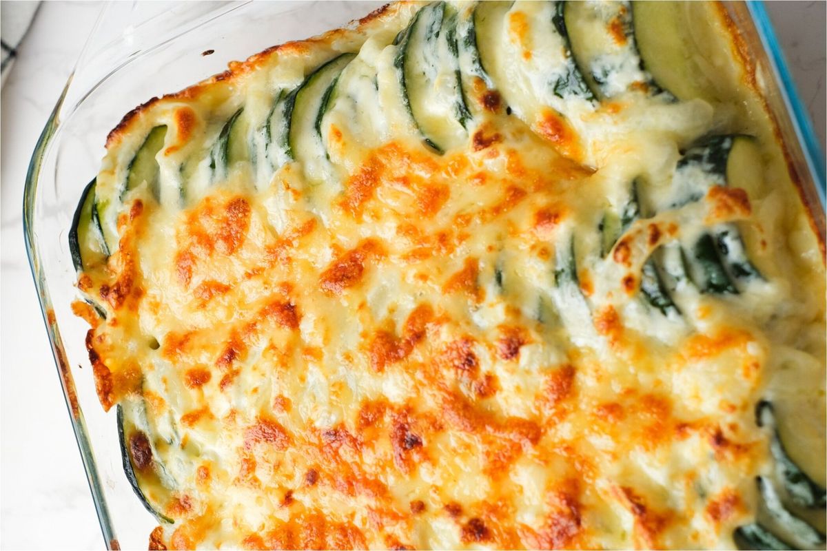 Zucchini Sour Cream Casserole Recipe