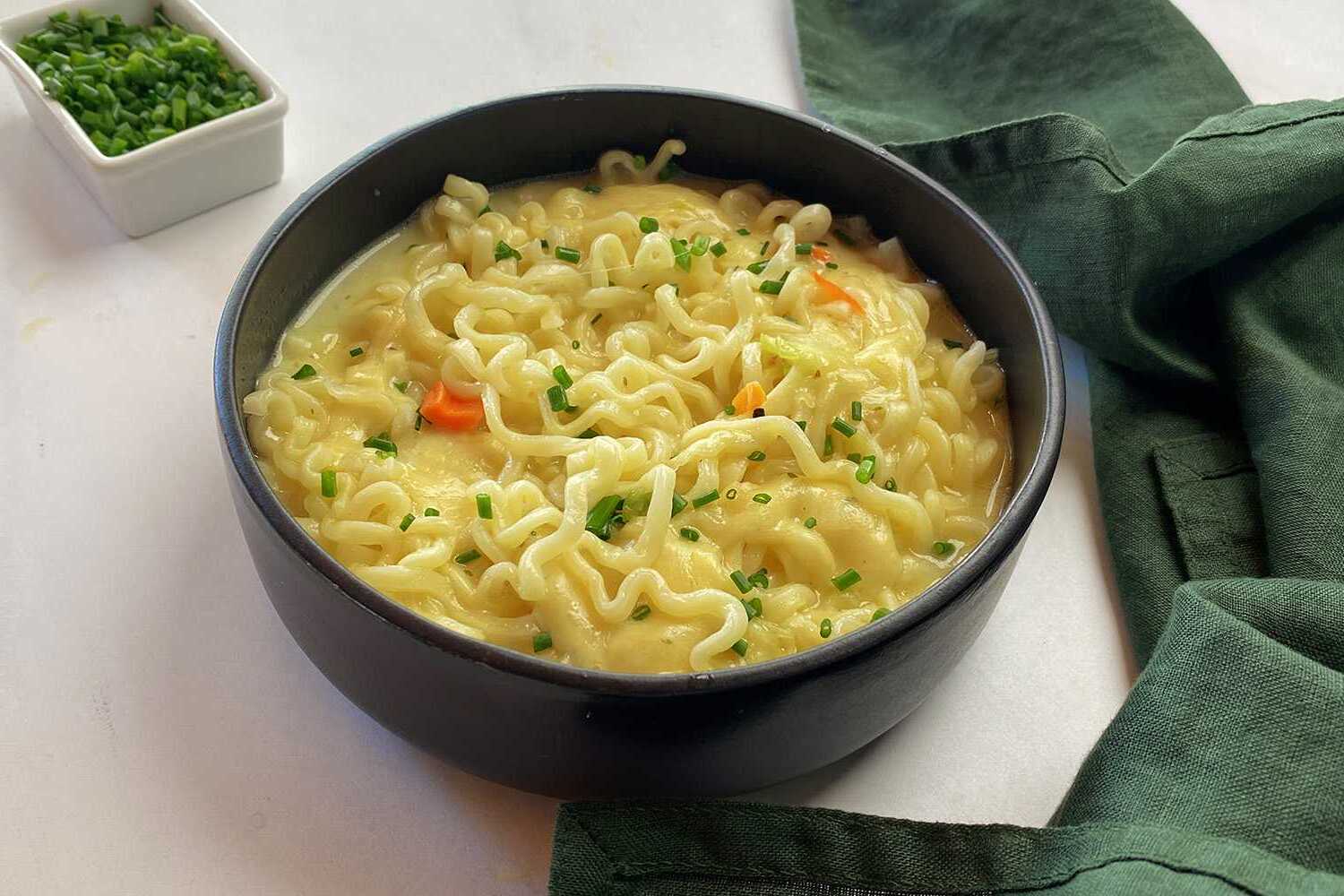 Cheesy Ramen Noodles Recipe