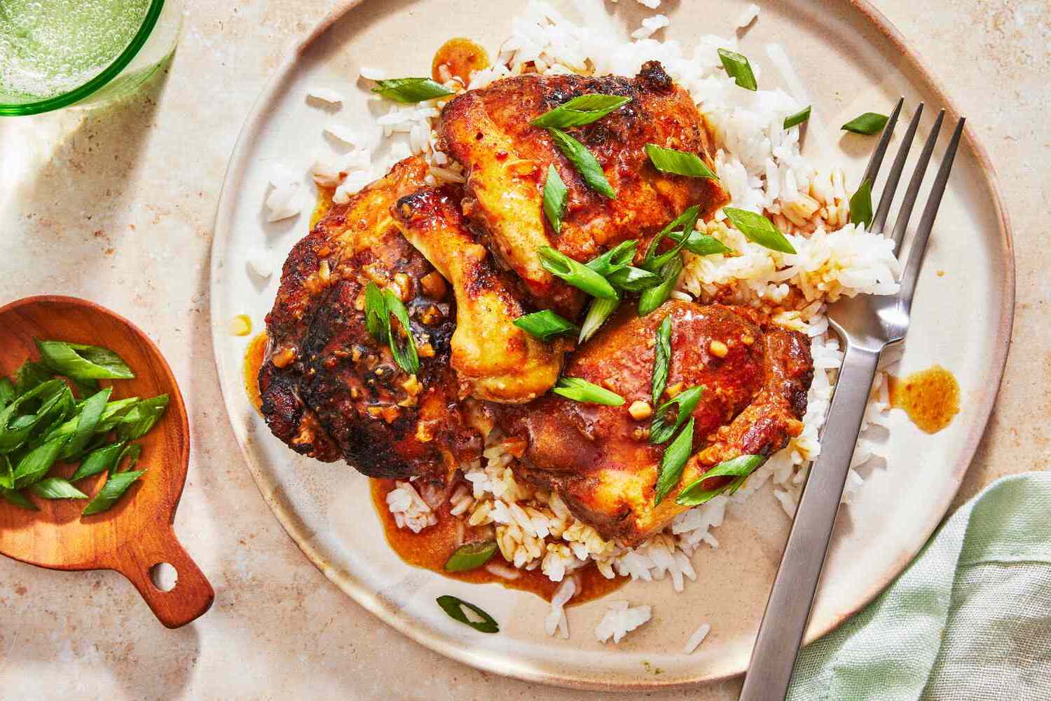 Honey Garlic Slow Cooker Chicken Thighs Recipe