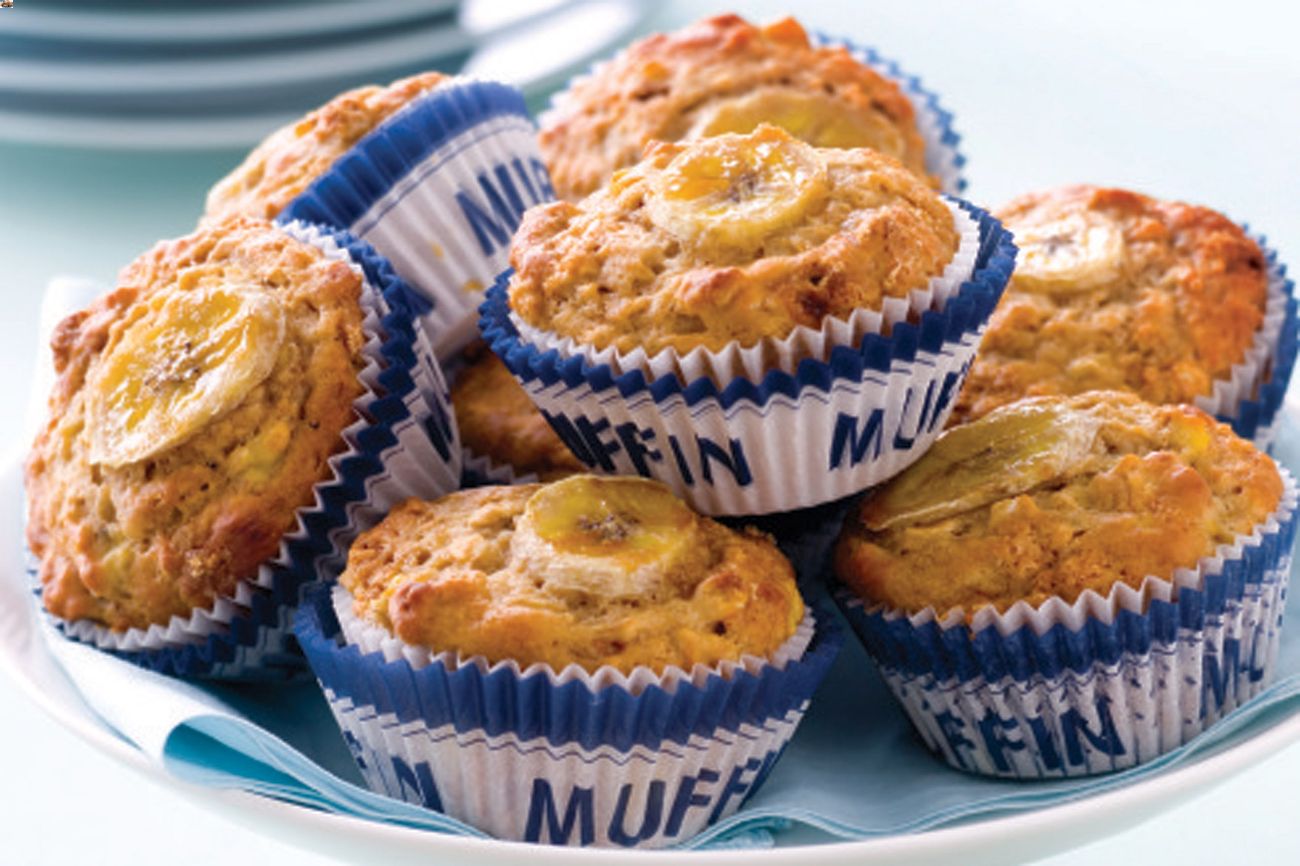 Banana Oat Muffins Recipe