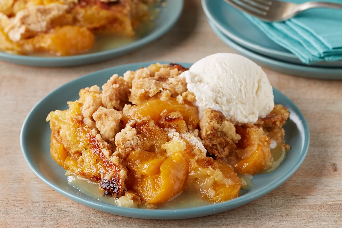 Peach Cobbler Dump Cake Recipe