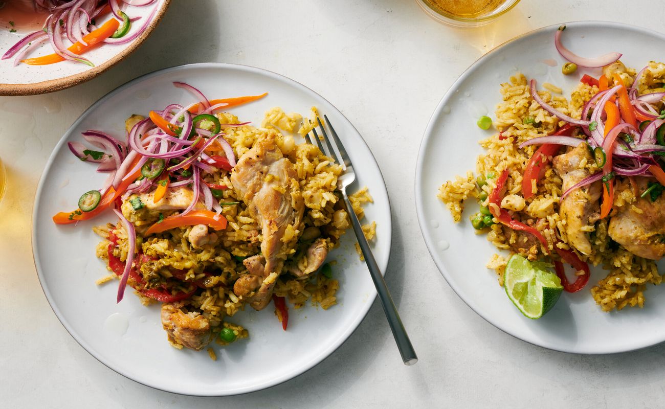 Peruvian Arroz con Pollo Recipe