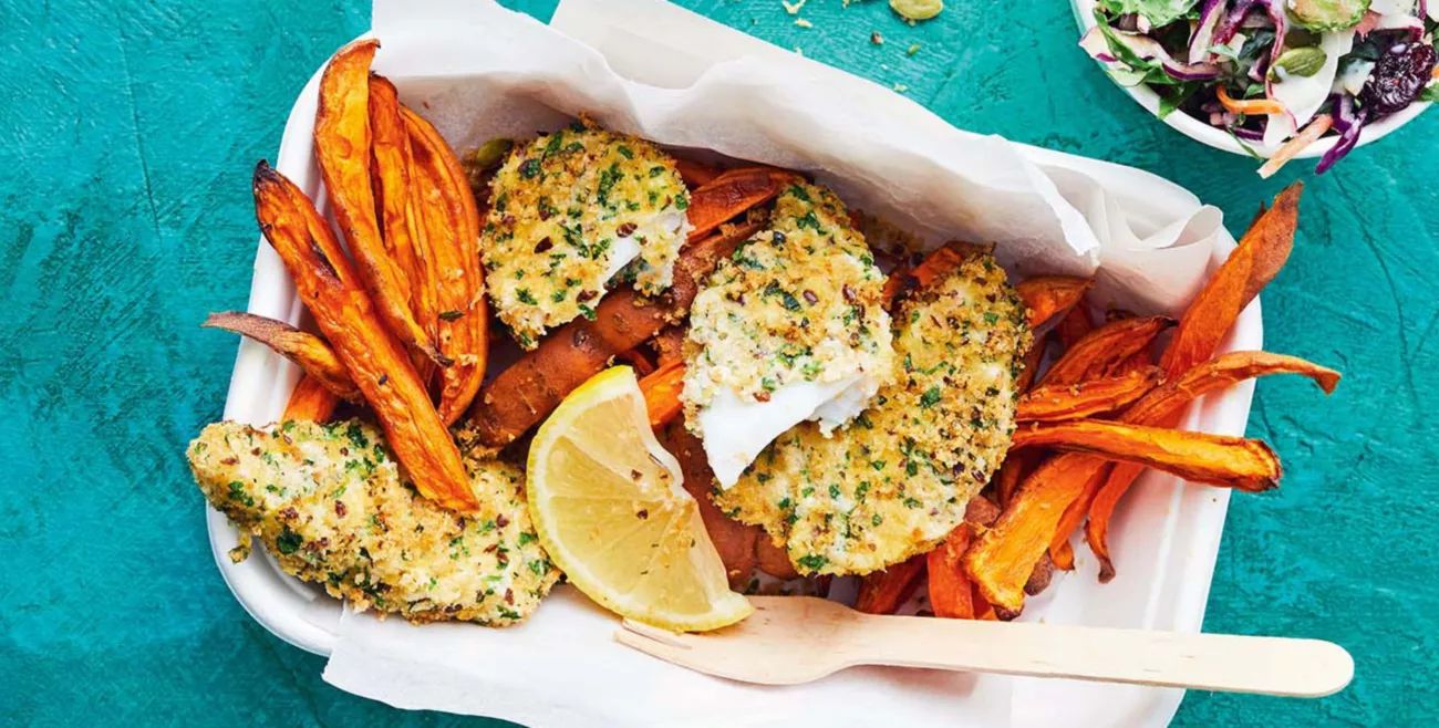 Air Fried Crumbed Fish Recipe