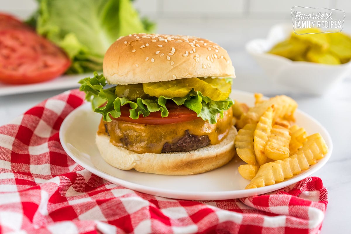 Air Fryer Hamburger Patties Recipe